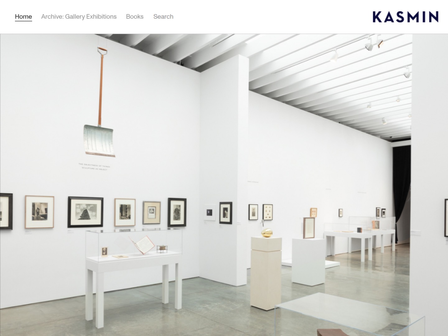Screenshot of Kasmin website (kasmingallery.com)