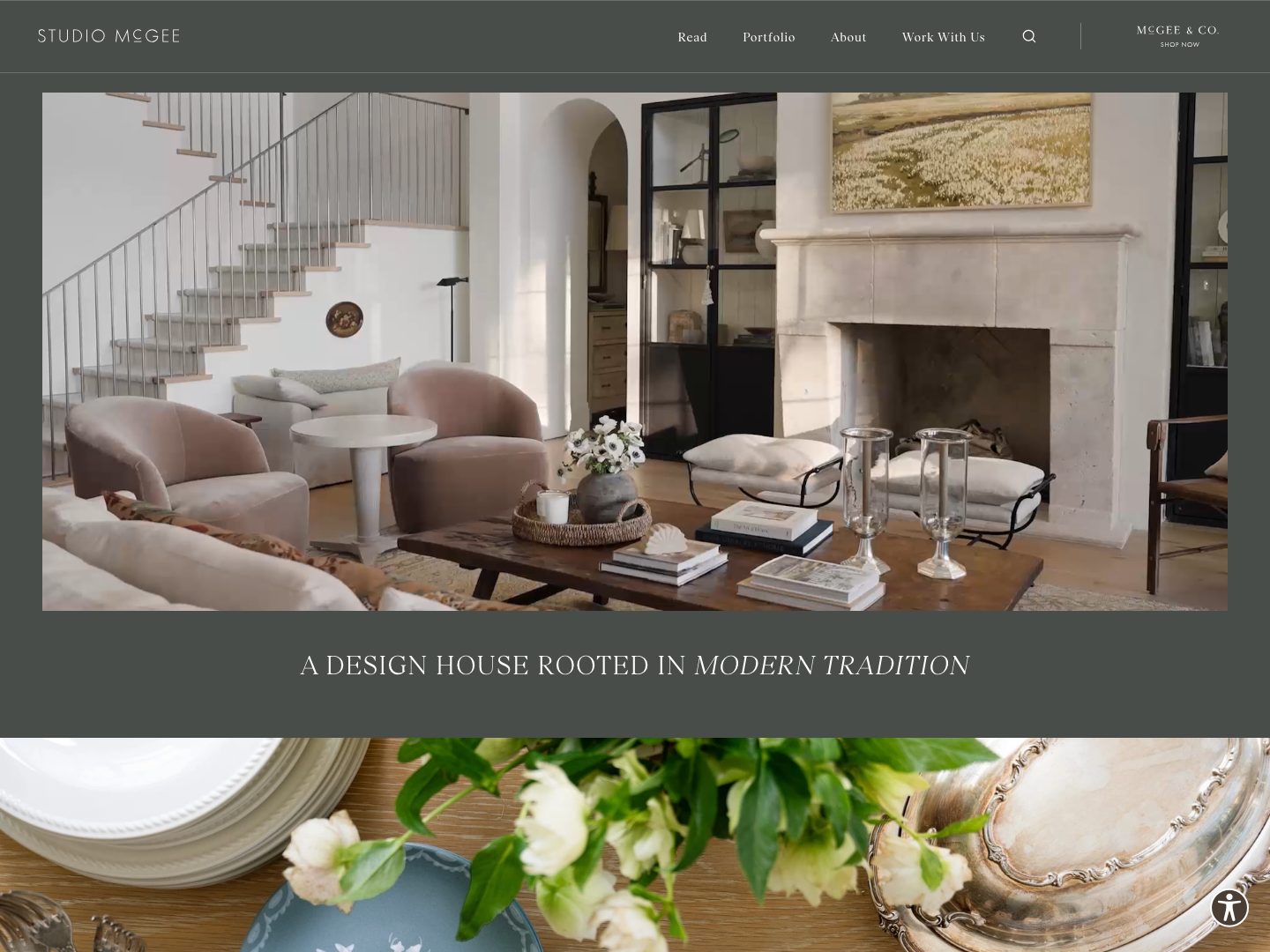 Screenshot of Studio McGee website (studiomcgee.com)