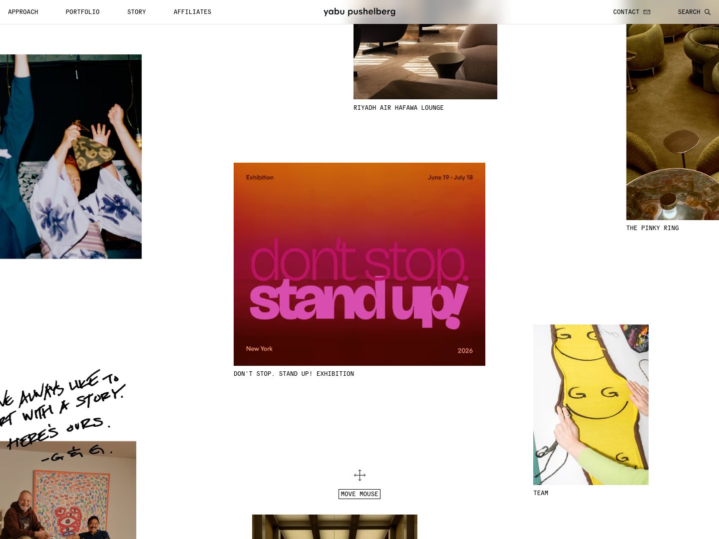 Screenshot of Yabu Pushelberg website (yabupushelberg.com)