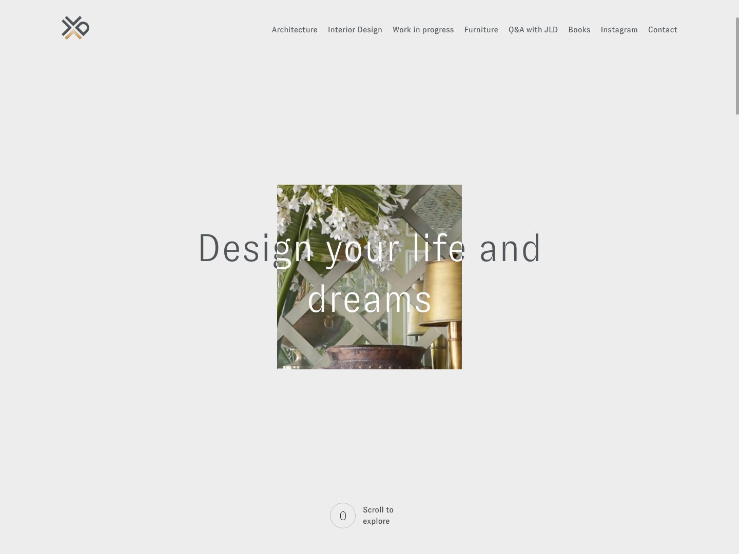 Screenshot of Jean-Louis Deniot website (deniot.com)